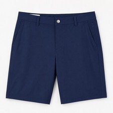 MEMBER'S MARK Benton Short Mens 30 Navy WSCM-226-2026 Slim Fit Stretch 9" Inseam