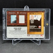 Sinatra Leigh 2009 Donruss Americana Movie Posters Relic Materials 341/500 #19