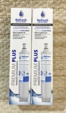 2 NEW, Refresh R-9010(A) PLUS Refrigerator Water Filters 4396508 46-9010 8212652