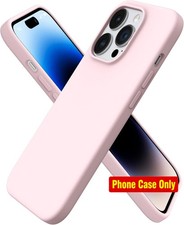 Slim Liquid Silicone Case for iPhone 14 Pro 6.1, Full Coverage Soft Gel Rubber i