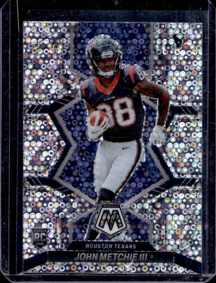 2022 Mosaic John Metchie III RC No Huddle Silver Rookie #317 Texans