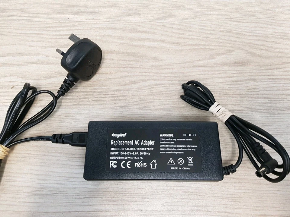 Sunydeal Replacement AC Adapter (ST-C-090-19500470CT) Output: 19.5V - 4.1/4.7A  - Image 4 of 4