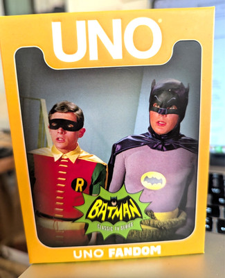 UNO Fandom Batman Classic TV Series Deck On Hand Brand NEW!