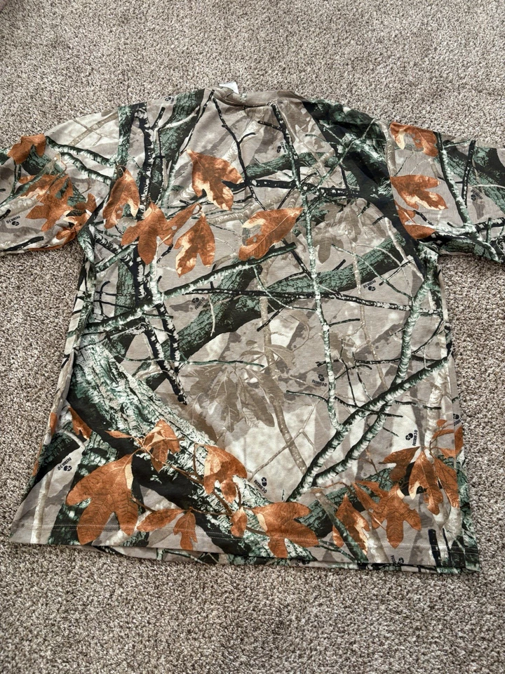 Camiseta de camuflaje con estampado completo Real Tree XL para hombre Foto 2 de 4