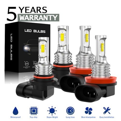 For 2017-2020 Chrysler Pacifica LED Headlight High Low Beam Light Bulbs 6000K 4X