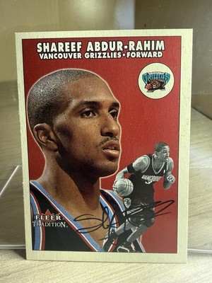 2000-01 Fleer Tradition #134 Shareef Abdur-Rahim