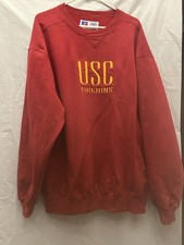 Russell Athletic USC Trojans Men's Red Long Sleeve Sweatshirt Sz XL Pre-Owned