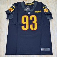 NEW Jonathan Allen Washington Commanders Nike Alternate Vapor Elite Jersey Sz 48