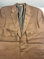 Vtg Brioni Men's Blazer Sz XL Wool Cashmere single Breasted Jacket Coat Italy