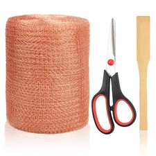 Copper Mesh Rodent Control, 5 in x 50 ft Proof Wire Screen Roll for Mice Rat ...