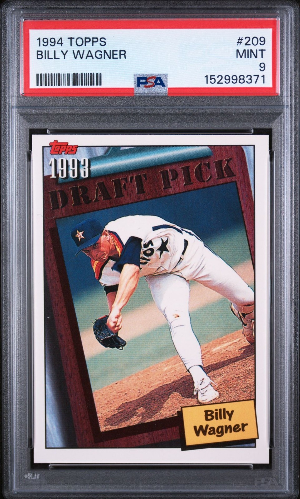 Billy Wagner #209 Baseball Cards 1994 Topps trading card — raw and PSA graded price guide
