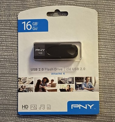 NEW!!!! PNY Tech - 16GB - USB 2.0 Flash Drive - Brand New!! FACTORY SEALED!!!!