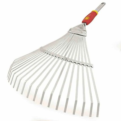 Fächerbesen Rasenrechen 50cm Metall rot multi-star UE-M flexibel robust