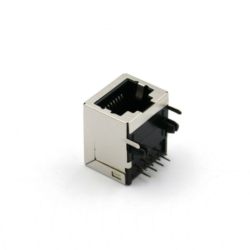 10Pack RJ45 8P8C Single Network Port Female Socket PCB Head Solder Connectors C - Afbeelding 5 van 13