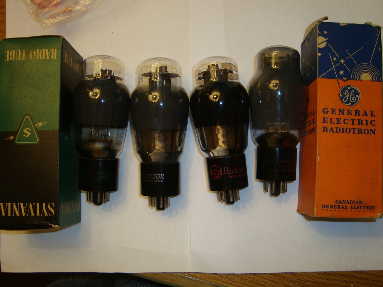 Four Assorted  6L6G Tubes of NOS Ratings For Your Amp