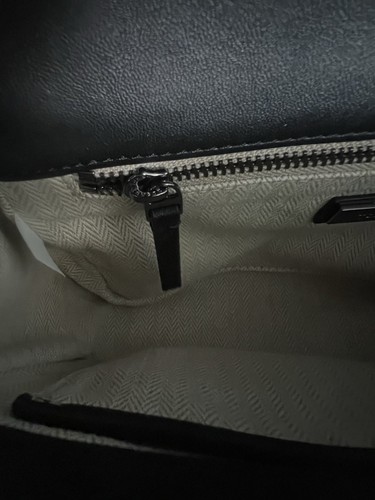 Borsa a tracolla Tory Burch Willa nero opaco - Foto 7 di 9