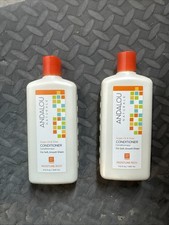 2x Andalou Naturals Moisture Rich Argan Oil & Shea Conditioner 11.5 Oz.,Smooth