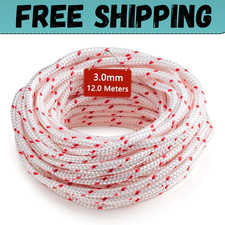 Replacement Recoil Starter Rope Pull Cord 3.0mm 12-Meter/40ft for 3.0mm-40Ft