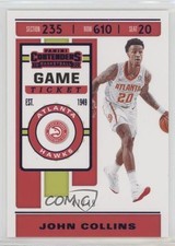 2019-20 Panini Contenders Game Ticket Purple 47/49 John Collins #46 e6p
