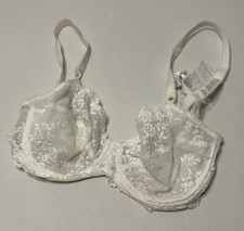 WACOAL 65191 Embrace Lace Embroidered Unlined Underwire 38DD White Bra
