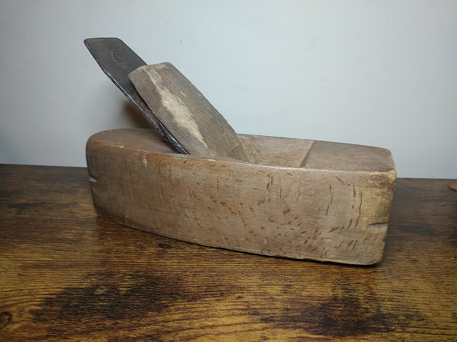 Auburn Tool Co THISTLE BRAND 8" COFFIN WOOD BLOCK PLANE - 2" BLADE  - AUBURN, NY