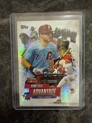 2025 Topps Series 1 Home Field Advantage Trea Turner HA-34 Case Hit SP Phillies