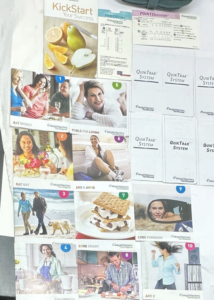 Weight Watchers TurnAround Materials POINTSFinder Slide QuikTrak 1-10 Week ++ - Image 2 of 4
