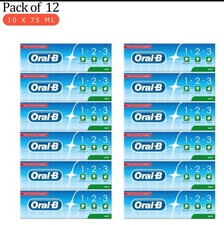Oral-B Extra Fresh Toothpaste Pack of 12 x 75ML Bulk Oral Care 16.63 per litre