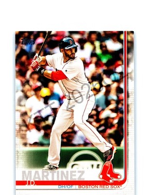 J.D. Martinez #77 Boston Red Sox 2019 Topps Excellent