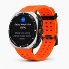 Samsung Galaxy Watch Ultra (2025) 47mm LTE - Bespoke Titanium w/ Orange Band