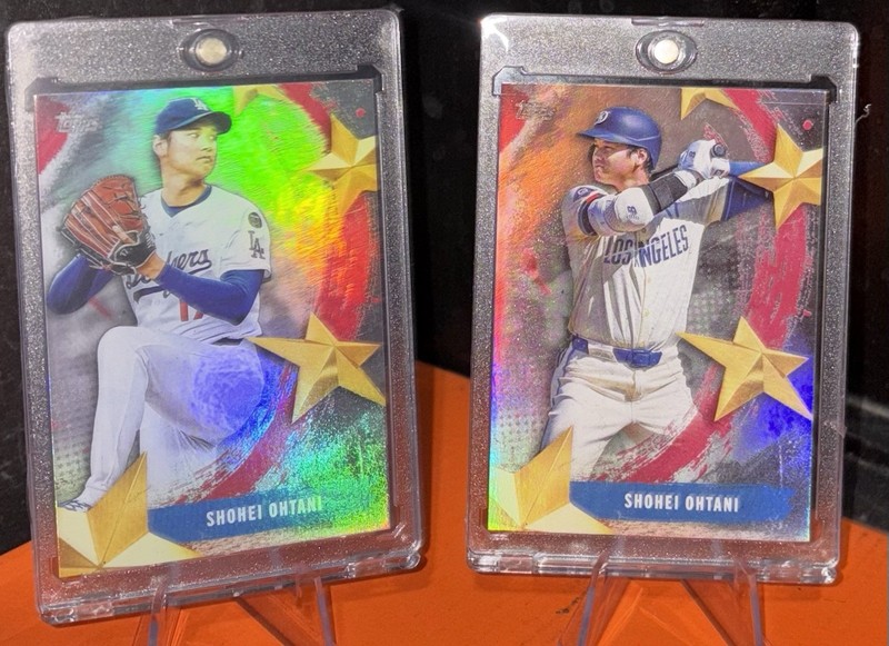 🔥Shohei Ohtani⭐️Stars Of MLB🔥Holofoil Refractors🚀LA Dodgers⭐️WS CHAMP🚀