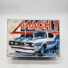Vintage MPC 1971 Mach 1 Mustang Street Machine 1/25 Scale Model Kit *Read Descri