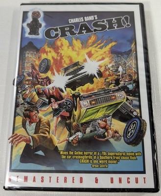 Charles Bands CRASH Uncut Remastered 70s Gothic Horror DVD Brand New