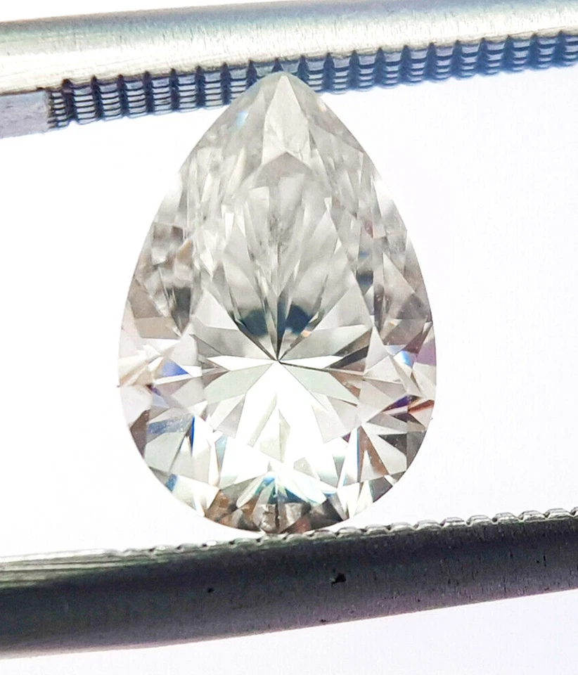 Lab-Grown 1.25 Ct Diamond Pear Shape Certified FL-Clarity CVD Loose Gemstone 4D - Image 4 of 4