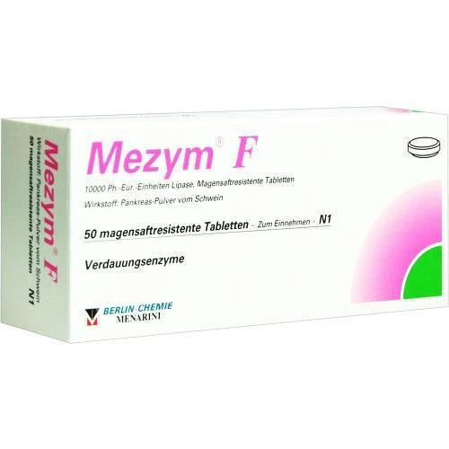 BERLIN-CHEMIE AG MEZYM F 50St Filmtabletten PZN:6190421
