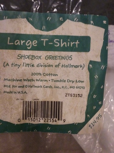 its more like NAPPIN' JACK FLASH sz l 100% cotton shoe box greetings,at any age - Picture 2 of 5