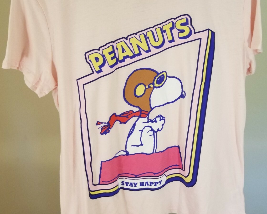 t shirt snoopy peanuts