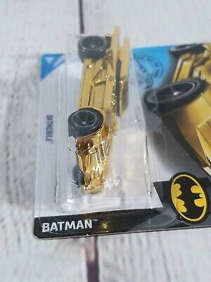 2020 Hot Wheels DC Batmobile 9/250 Batman Series GOLD CHROME 1:64 Diecast  car