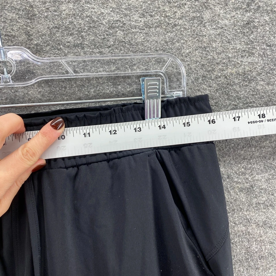 32 Degrees Activewear Track Pants Women S Small Black High Rise Drawstring - Image 3 of 4
