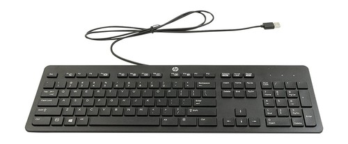 HP SK-2120 Business Black USB Slim windows Enhanced Keyboard HP P/N: 803181-001 - Picture 2 of 2