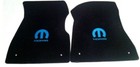 Ram Truck Fit Black Carpet Floor Mats 3PC w/MOPAR Logo onFronts Pick ...