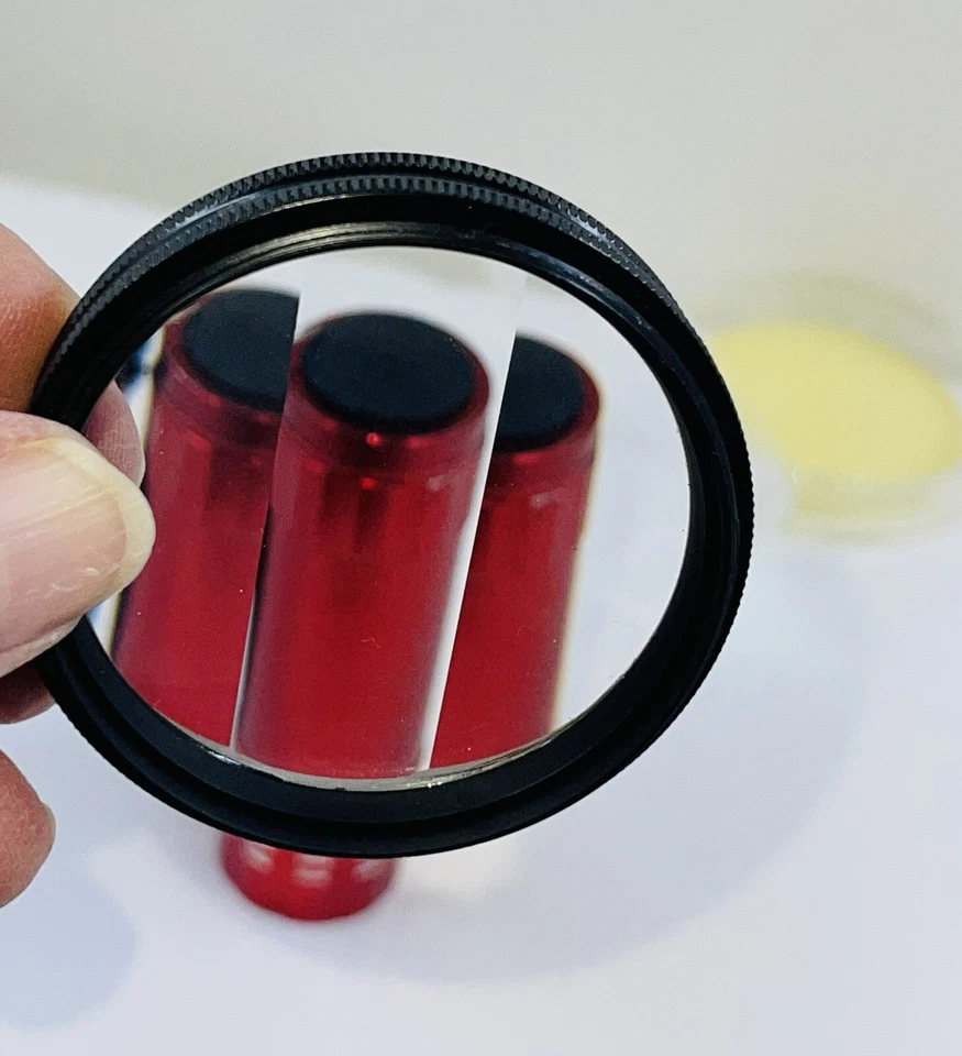 Heliopan Circular Prisma Glass Lens Filter 49 x 0.75 Germany w/case Prism - Image 3 of 4