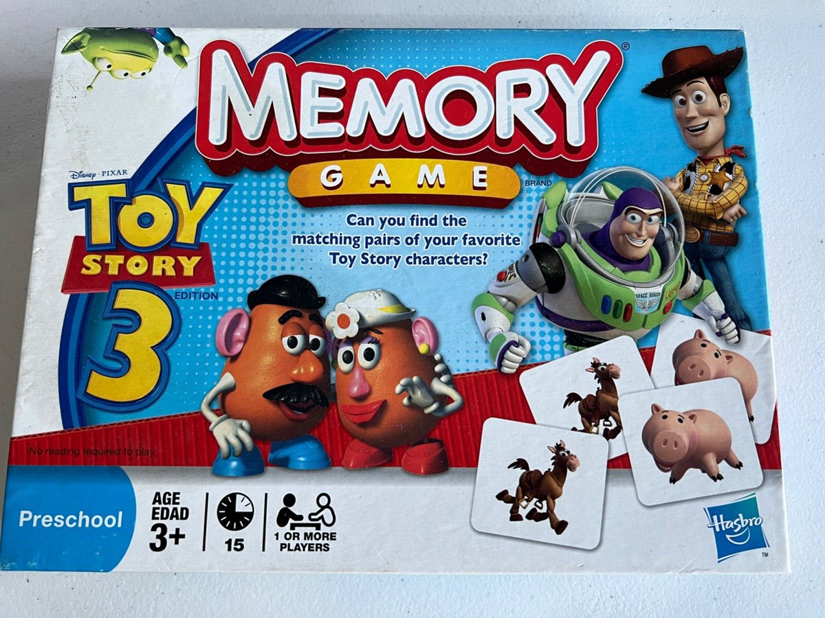 Toy Story 3 Edition Memory Game Hasbro Disney Pixar Age 3+ New Sealed