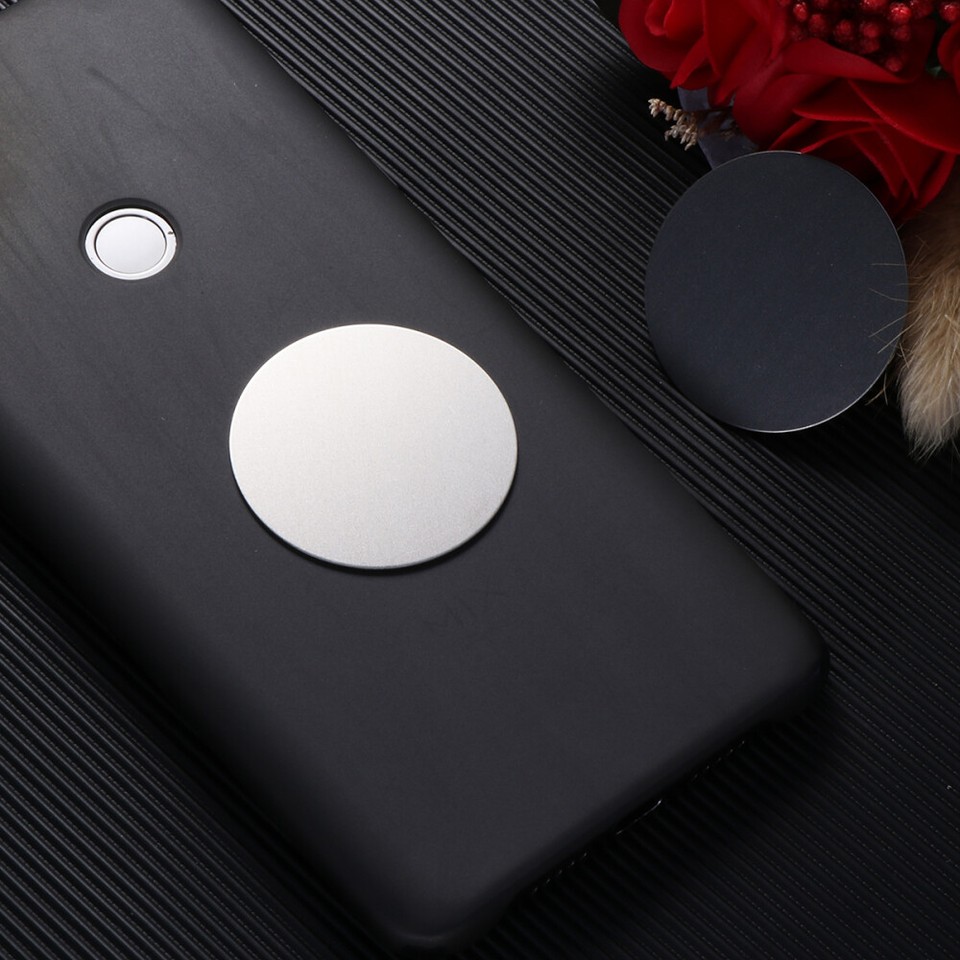 10Pcs Adhesive Metal Plate Mounting Kits Stickers Patch