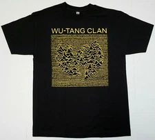 WU TANG CLAN WAVES T-shirt Gza Rza ODB Hip Hop Rap Tee Men's 100% Cotton New