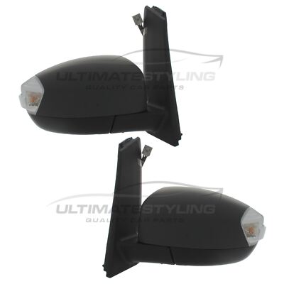 Wing Door Mirrors Ford C-Max Mk2 2010-2016 Electric Power Folding Primed Cover