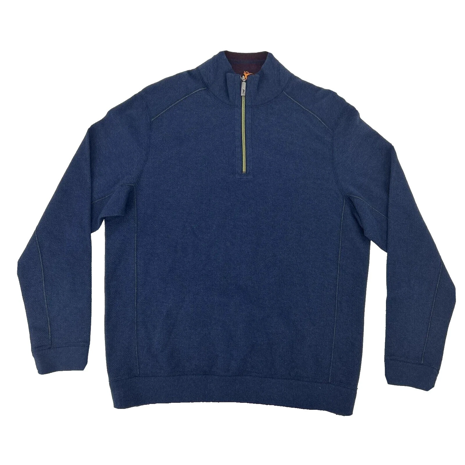 Tommy Bahama para hombre de algodón 1/2 características Zip