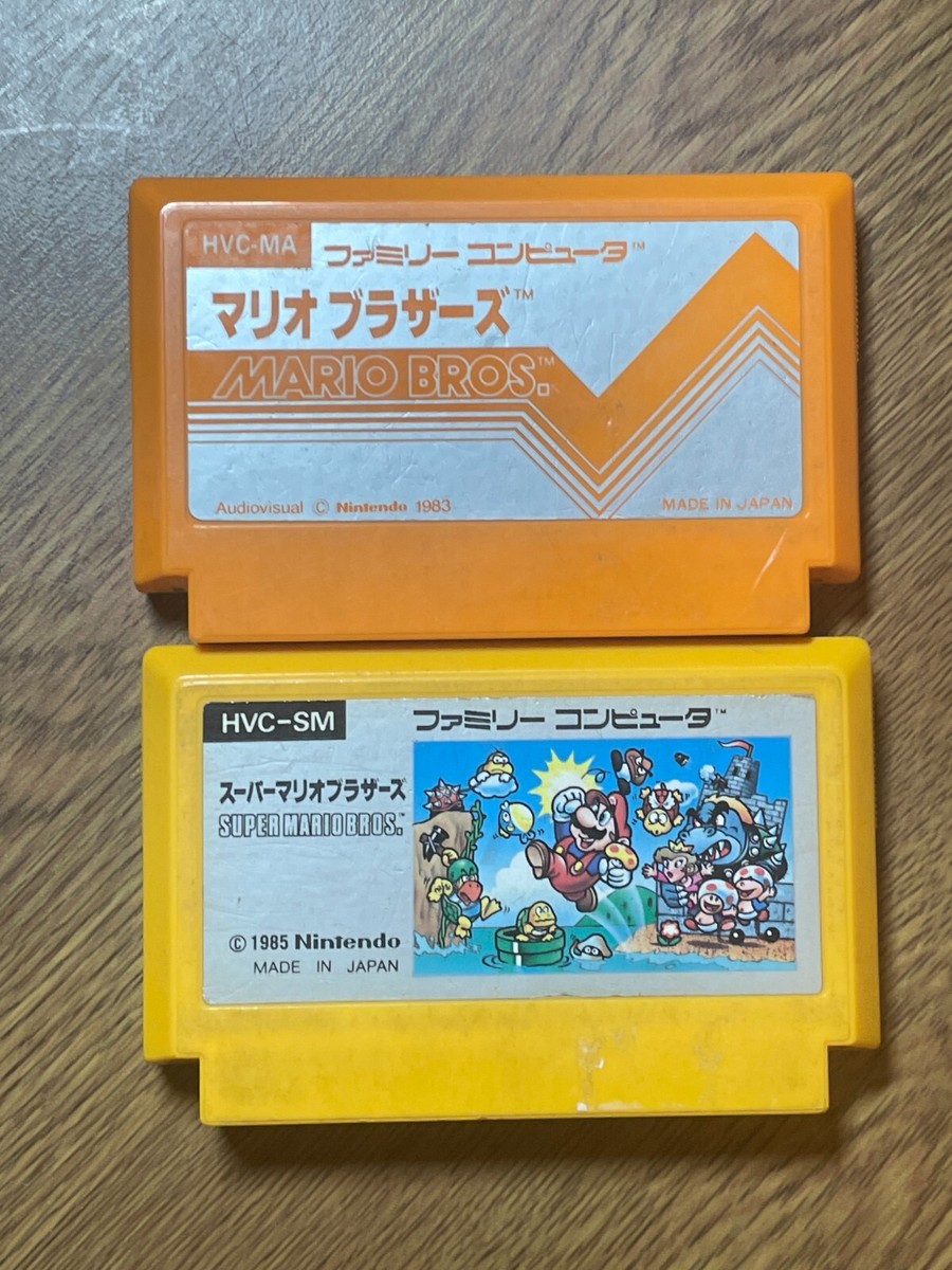 NINTENDO FAMICOM JAPAN MARIO BROS. & SUPER MARIO BROS. | eBay