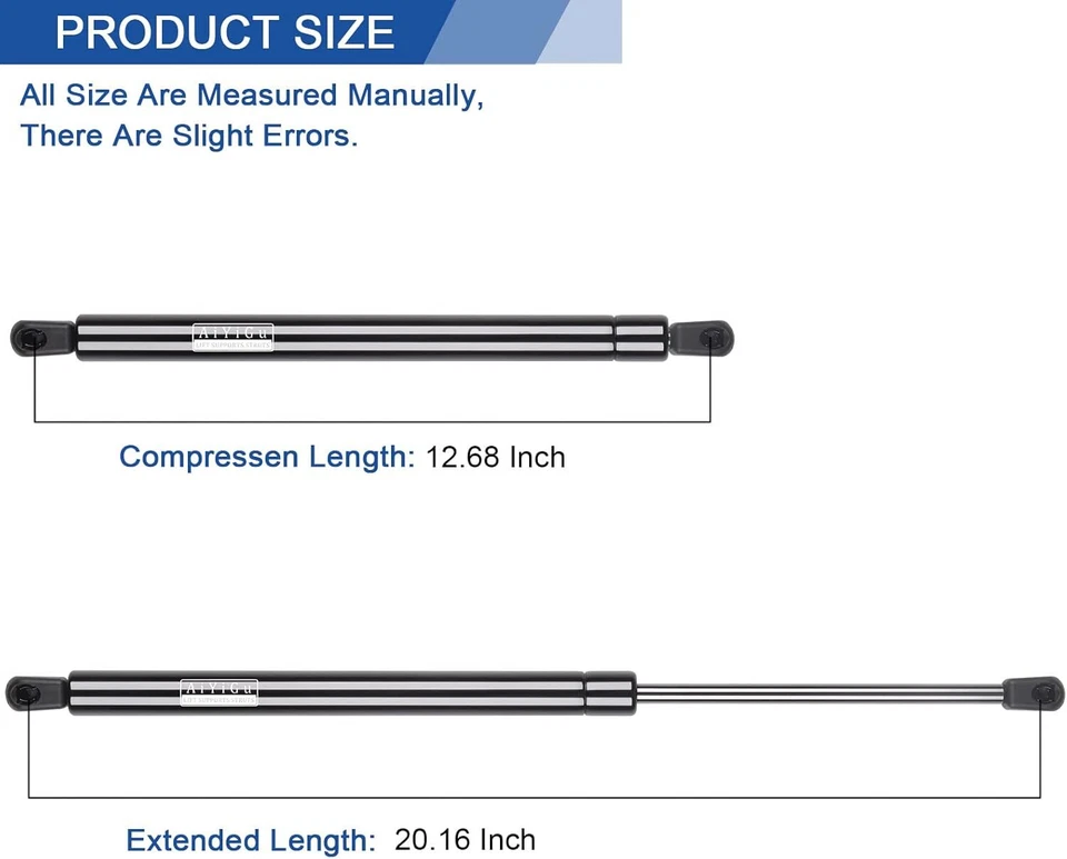 Rear Hatch Shocks Struts for 2002-2009 Chevy Trailblazer GMC Envoy 4573 SG330046 Foto 2 de 4