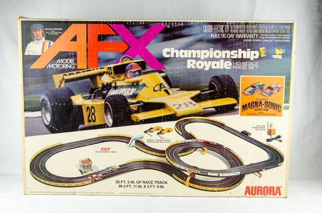 aurora afx slot car set